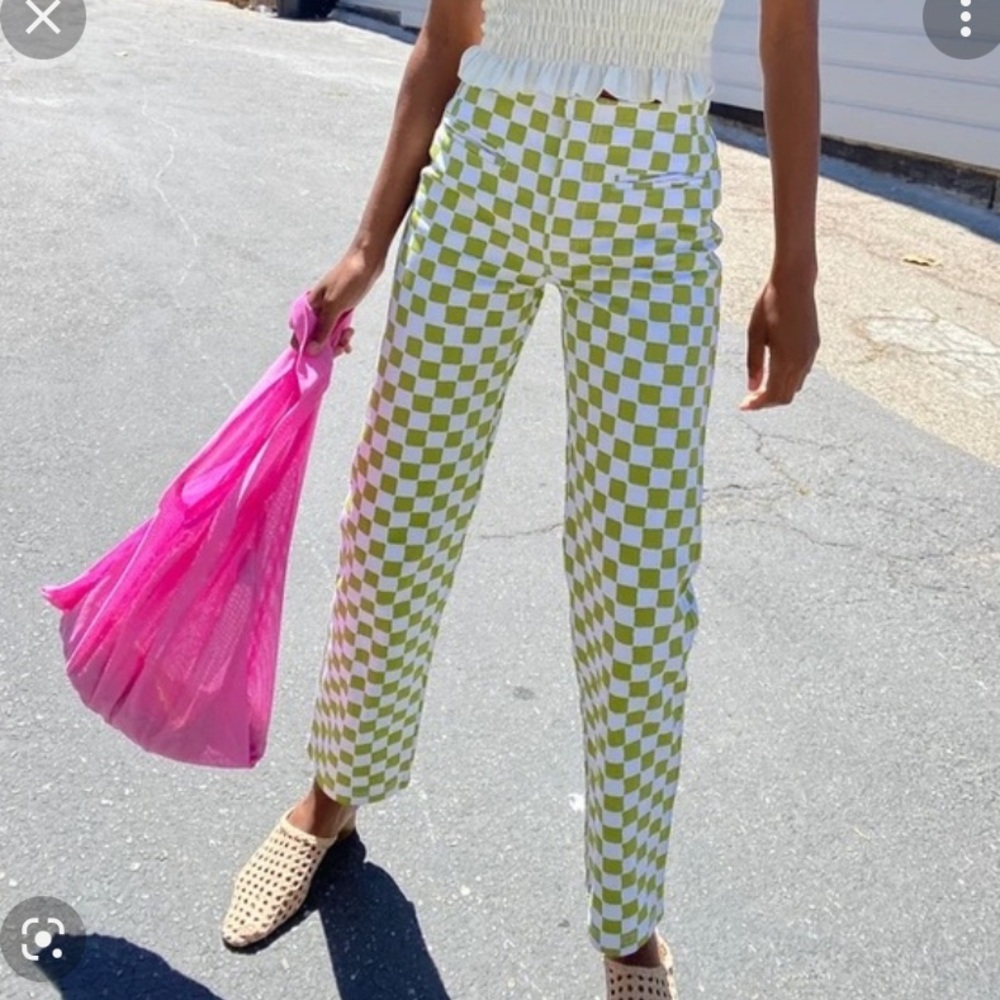 Holiday the label Kokomo checkered pants